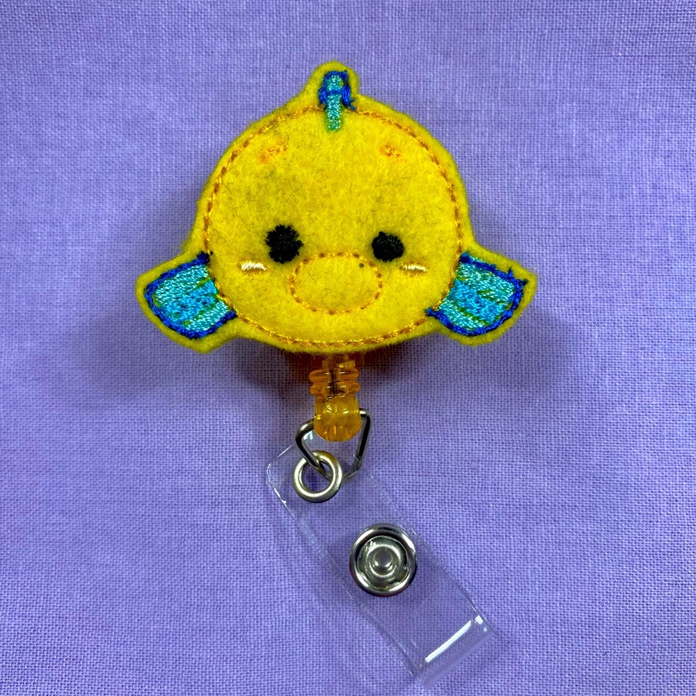 Flounder badge reel